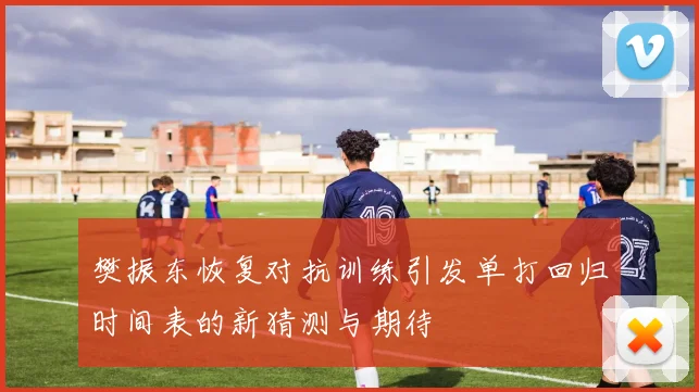 樊振东恢复对抗训练引发单打回归时间表的新猜测与期待